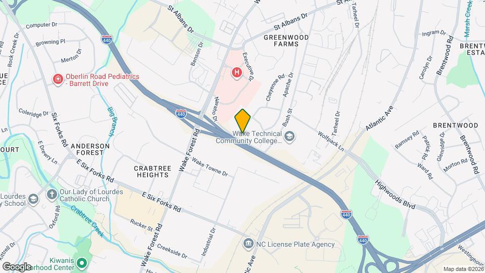 3208 Pinecrest Dr Map and Location Details