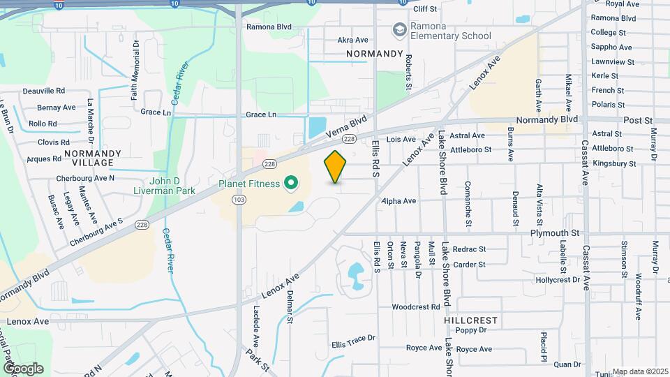 1130 Fountain Rd Map and Location Details