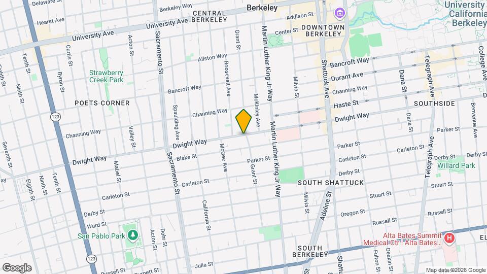 2500 Grant St Map and Location Details