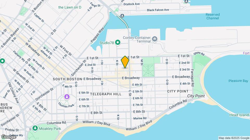 592 E 3rd St Map and Location Details