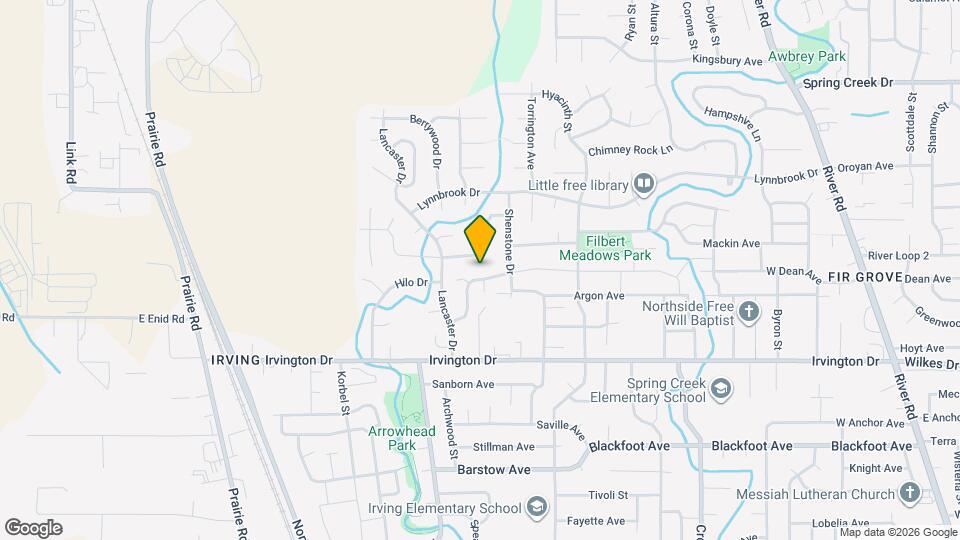 1097 Tyson Ln Map and Location Details