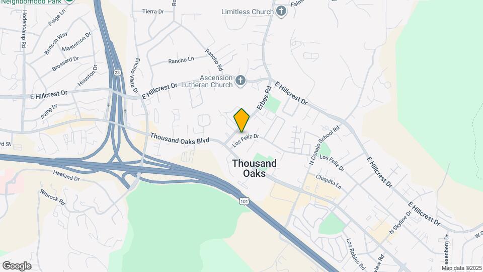 1765 Los Feliz Dr Map and Location Details