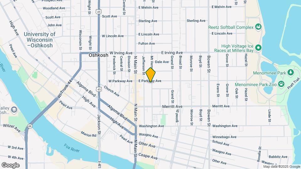 581 Mt Vernon St Map and Location Details