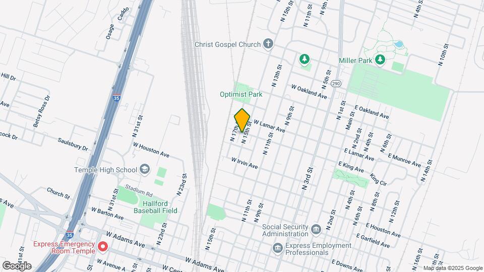 1020 N 15th St Map and Location Details