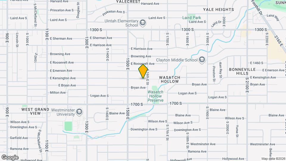 1572 Kensington Ave Map and Location Details