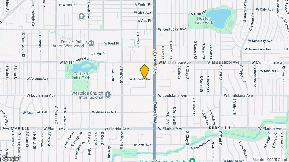 3100 W Arizona Ave Map and Location Details