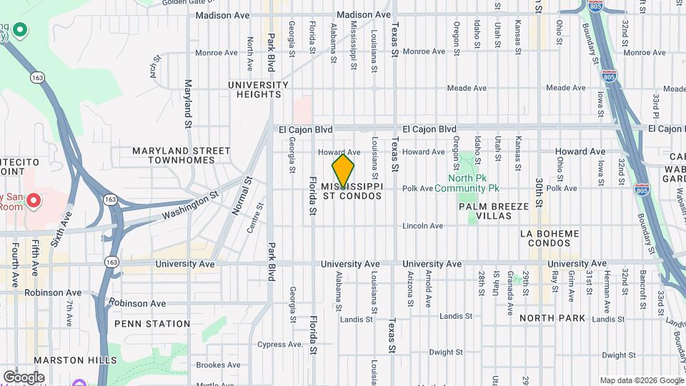 2119 Polk Ave Map and Location Details