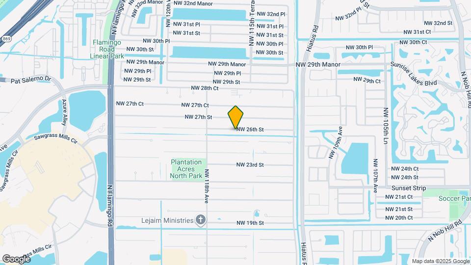 11600 NW 26th St Map and Location Details