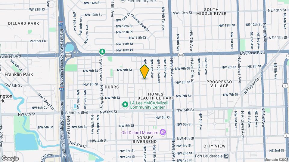 805 NW 12th Ave Map and Location Details