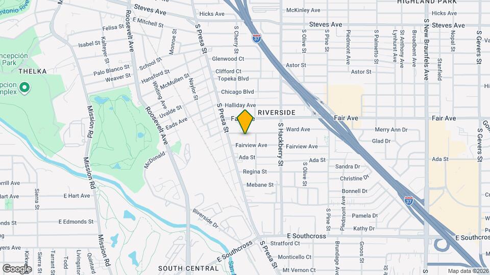 134 Ward Ave Map and Location Details