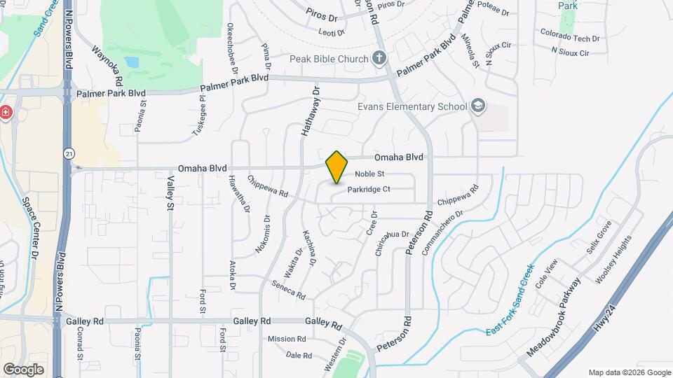 6650 Parkridge Ct Map and Location Details