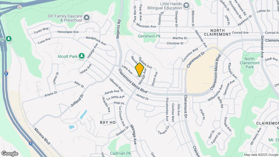 3354-56 Luna Ave Map and Location Details