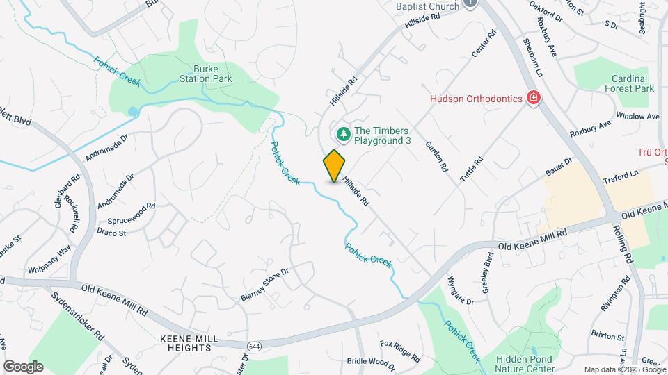 6226 Hillside Rd Map and Location Details