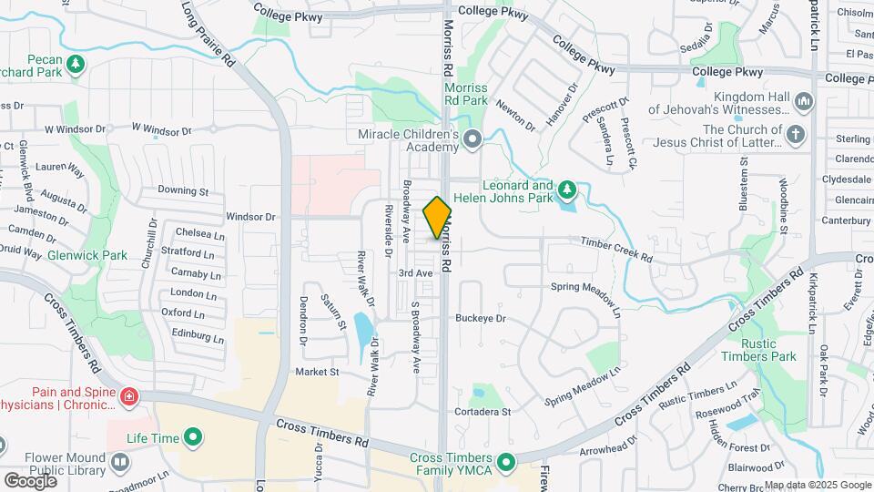 Park Central at Flower Mound Map and Location Details