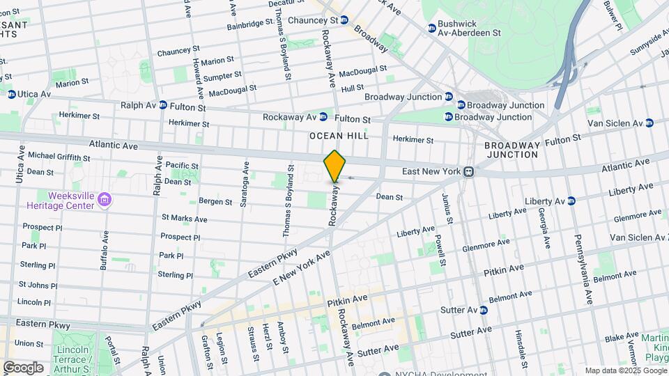 225 Rockaway Ave Map and Location Details