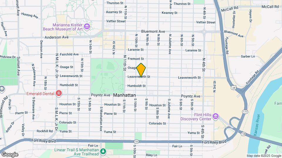 919 Leavenworth St Map and Location Details