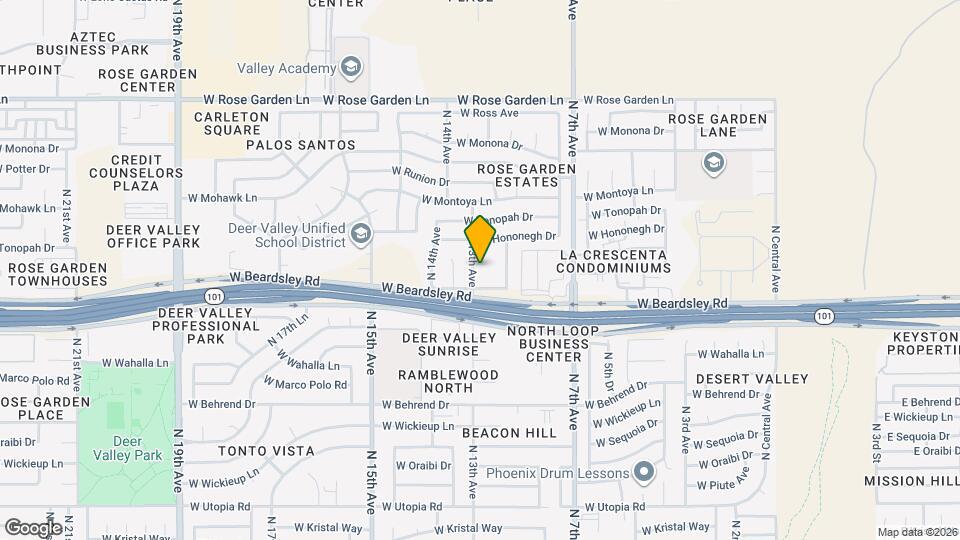 20233 N 13th Ave Mapa y Detalles de la Ubicación