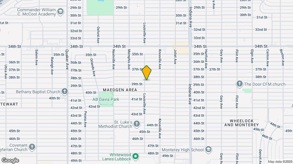 3616 39th St Map and Location Details