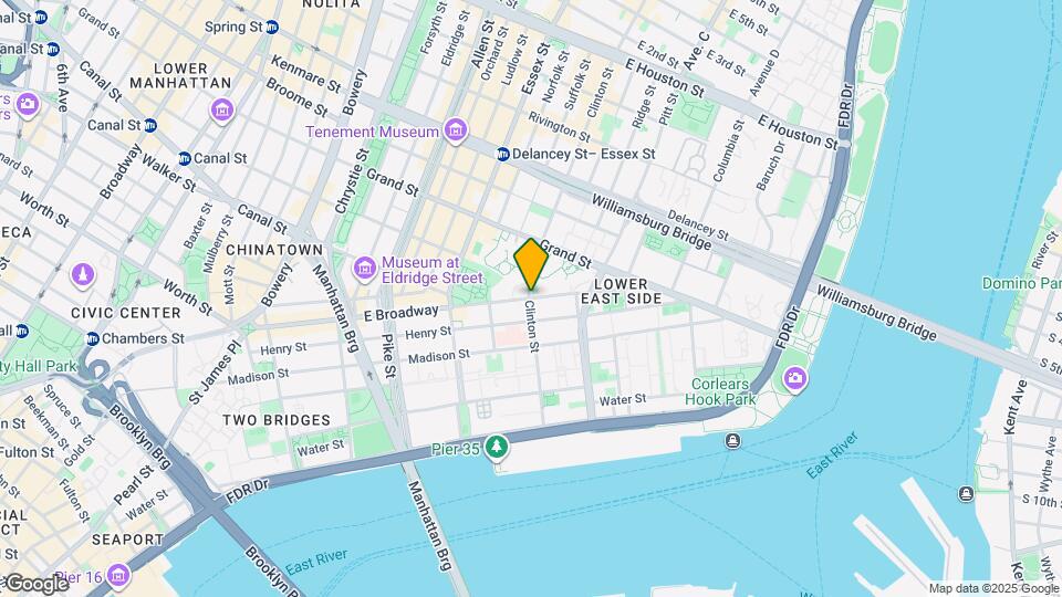 222 E Broadway Map and Location Details