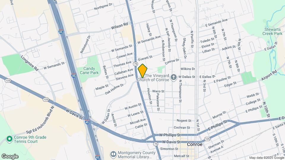 712 W Dallas St Map and Location Details