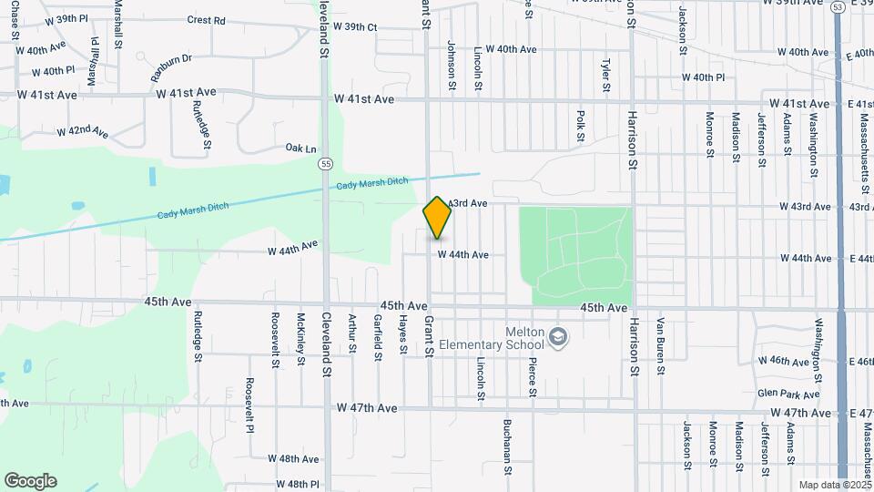 4381 Grant St Map and Location Details