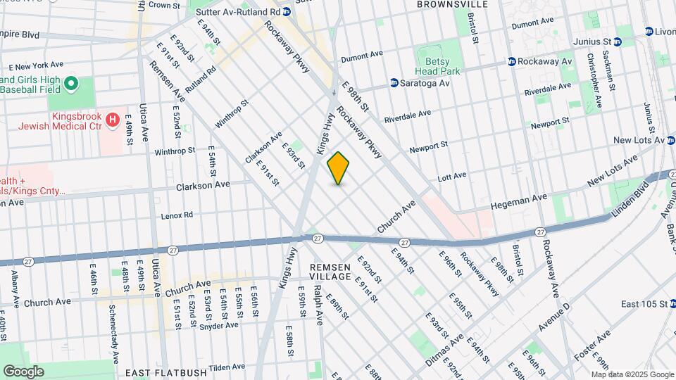414 E 94th St Map and Location Details