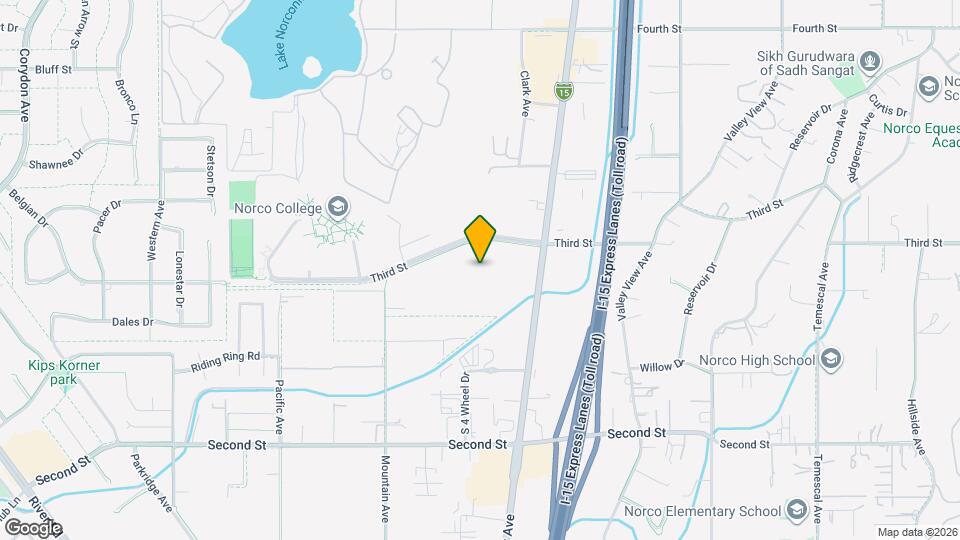 Norco Valley Map and Location Details