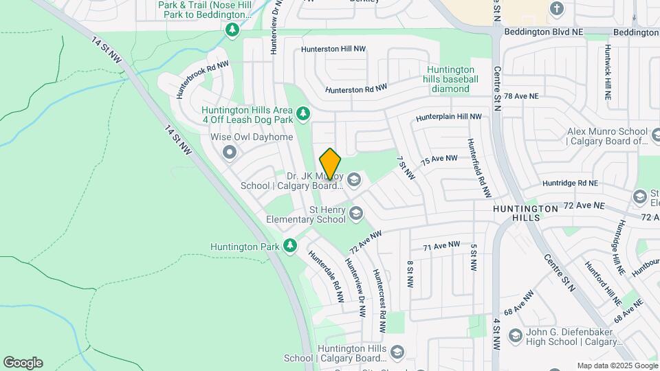 27 Huntington Park Pl NW Map and Location Details