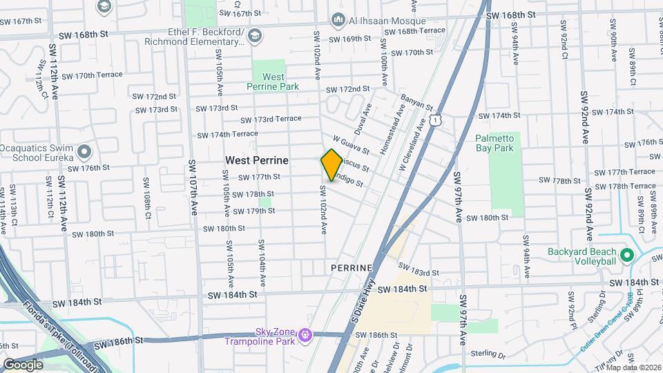 10121 W Jessamine St Map and Location Details