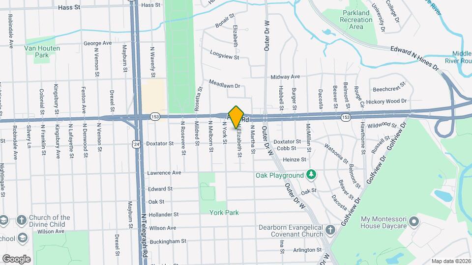 2045 N Elizabeth St Mapa y Detalles de la Ubicación