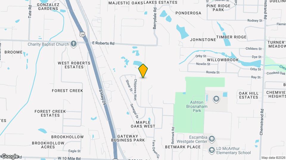 10608 Wilderness Ln Map and Location Details