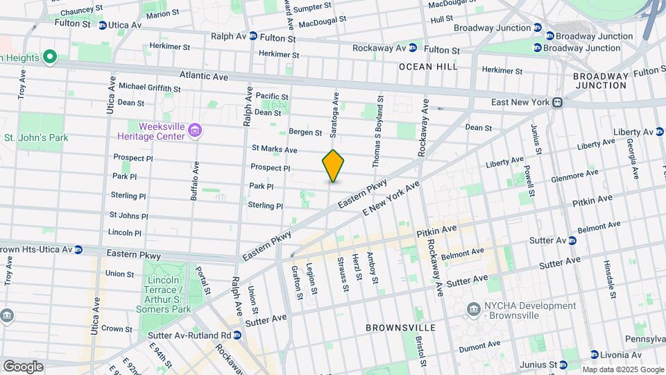 1829 Park Pl Map and Location Details