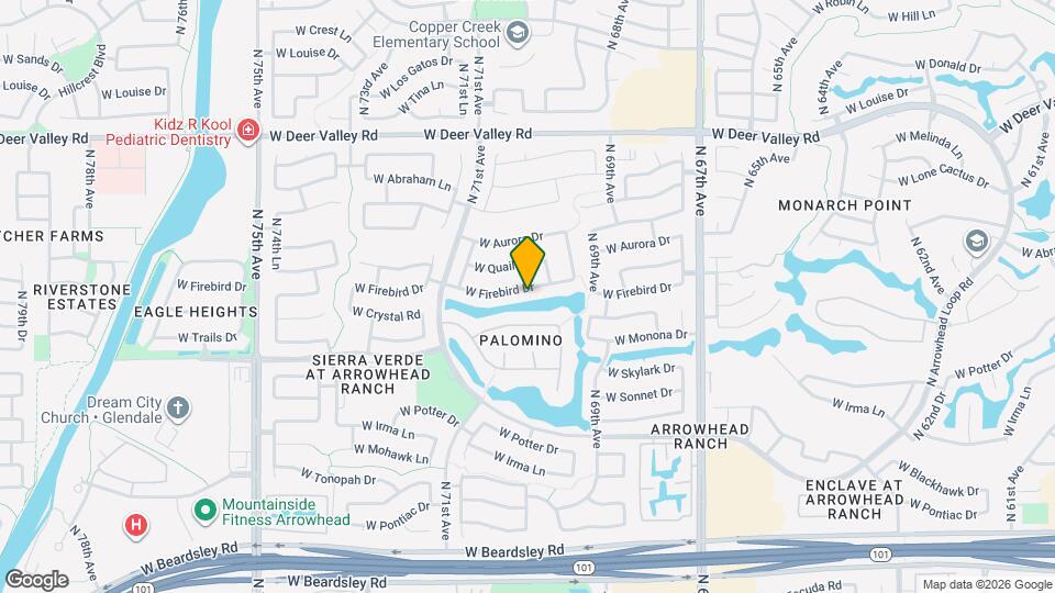 6991 W Firebird Dr Map and Location Details