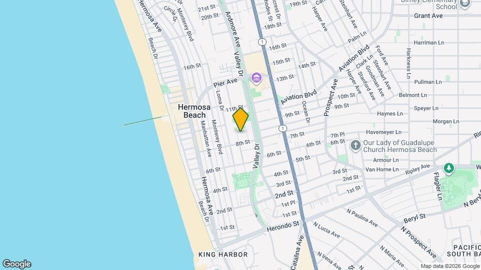 838 Cypress Ave Map and Location Details