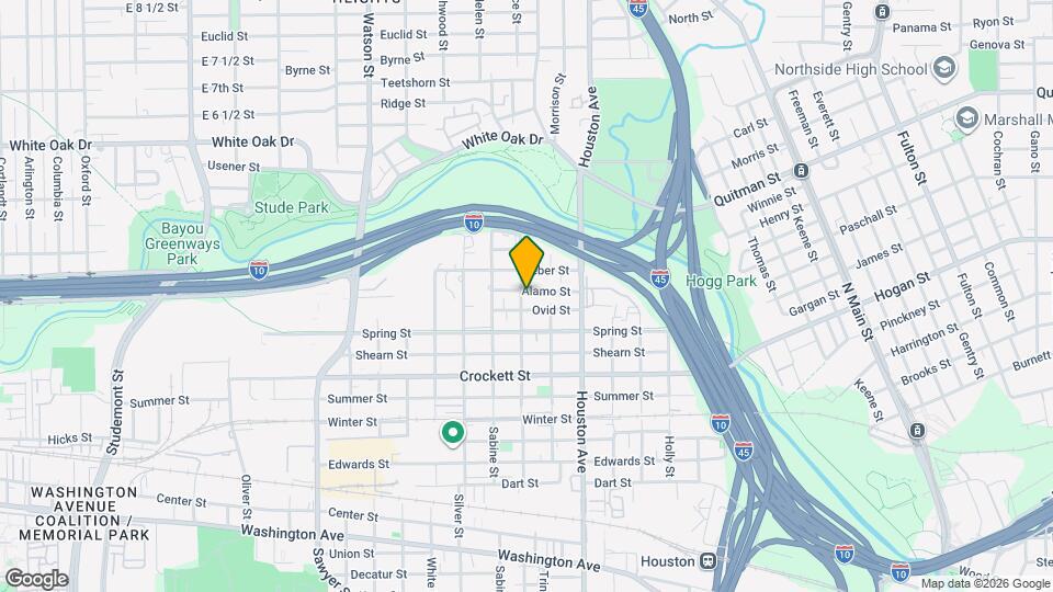 1619 Alamo St Map and Location Details