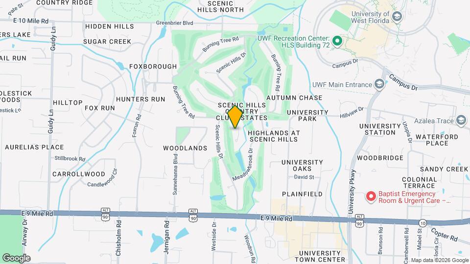 8731 Thunderbird Dr Map and Location Details