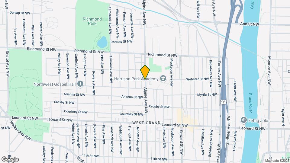 1427 Alpine Ave NW Map and Location Details