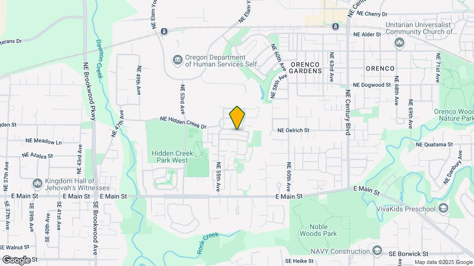 5660 NE Hidden Creek Dr Map and Location Details