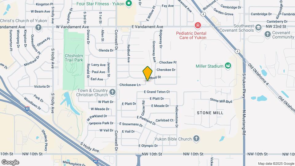 1305 Creek Dr Map and Location Details