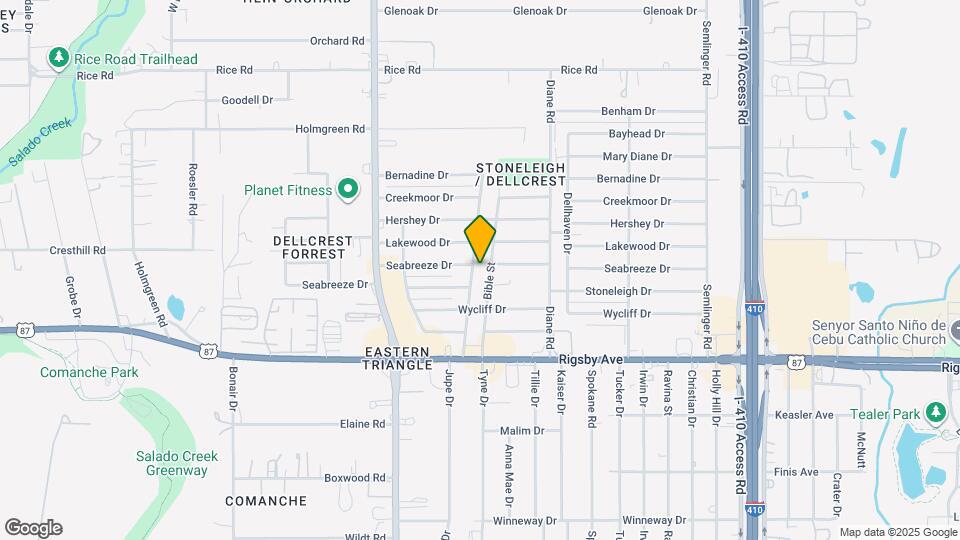 2022 Odessa Dr Map and Location Details