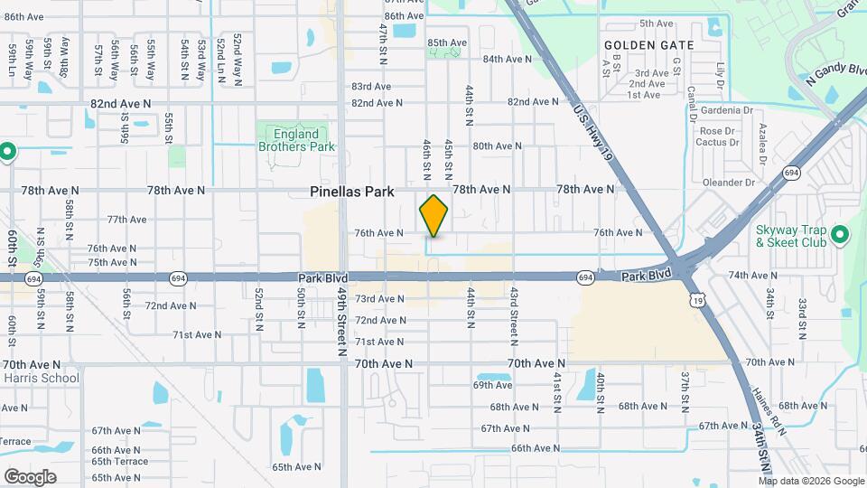 4590 76th Ave N, Unit 201 Mapa y Detalles de la Ubicación