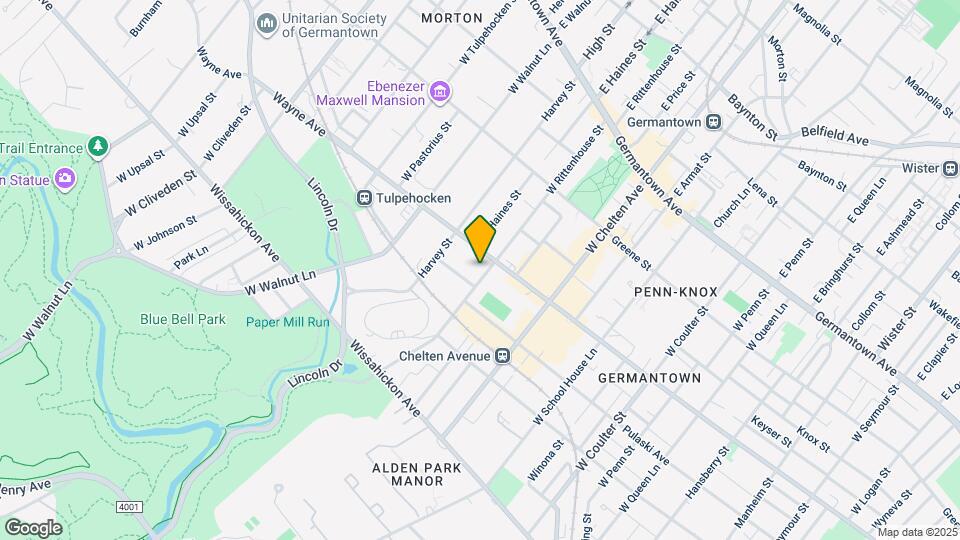 417 W Rittenhouse St Map and Location Details
