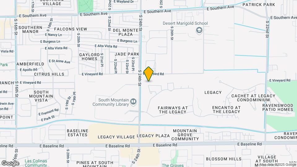 2418 E Glass Ln Map and Location Details