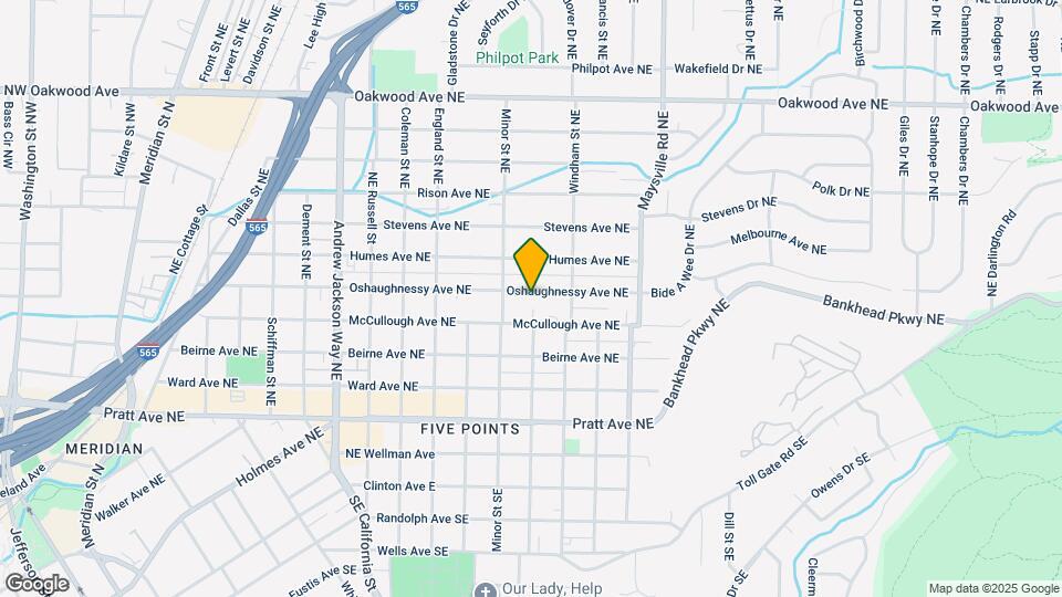 1322 Oshaughnessy Ave NE Map and Location Details