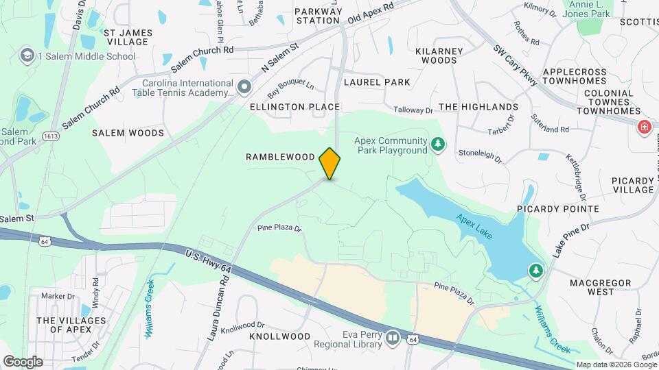 725 Edgewater Ridge Ct Map and Location Details