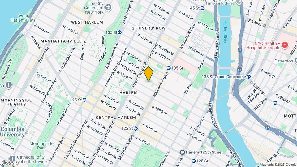 130 W 132nd St Map and Location Details
