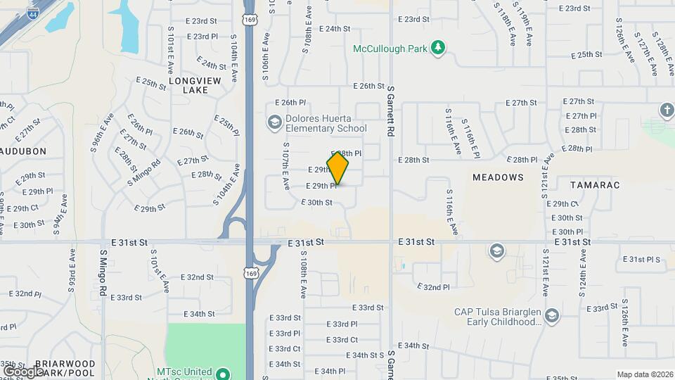 10770 E 29th Pl Map and Location Details
