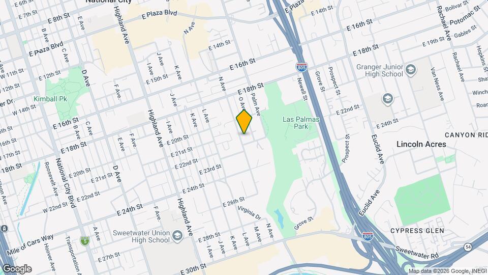 2125 N Ave Mapa y Detalles de la Ubicación