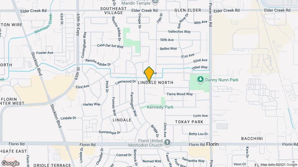 7304 Lawnwood Dr Map and Location Details