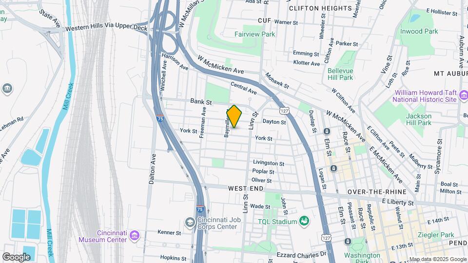 836 York St Map and Location Details